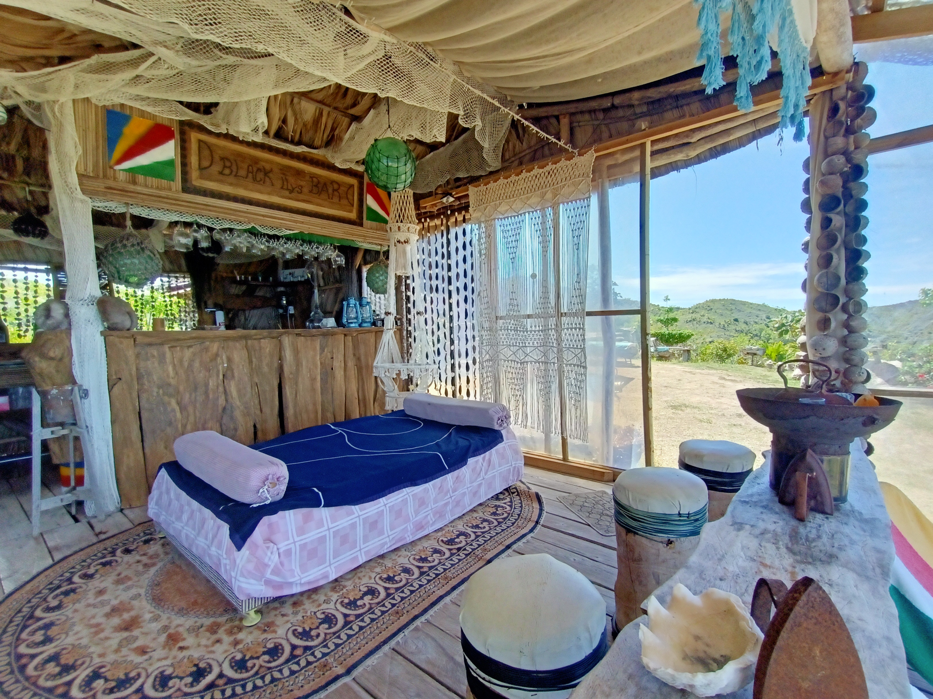 Group of people enjoying a private beach celebration in Seychelles